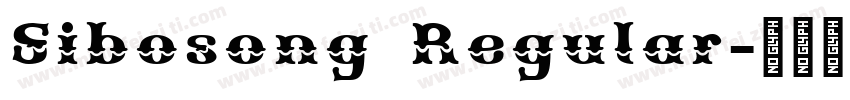 Sibosong Regular字体转换